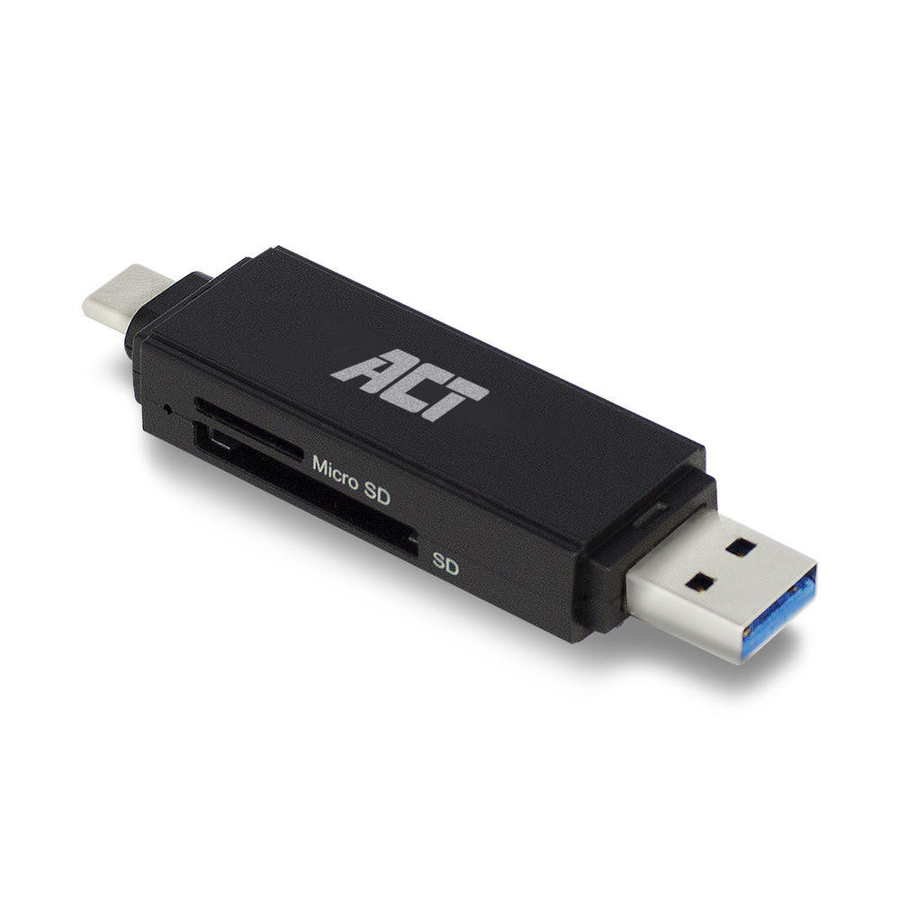 ACT AC6375 USB-A & USB-C kaartlezer