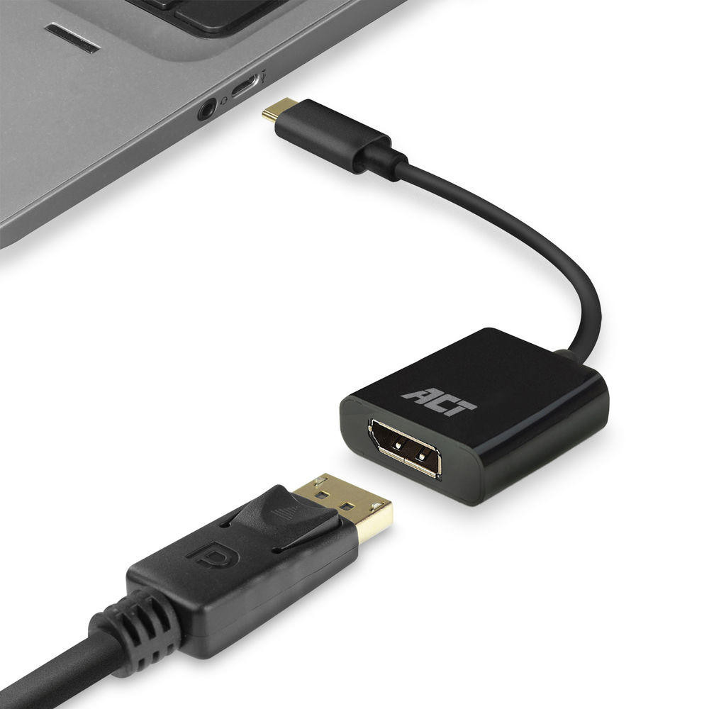 ACT USB-C naar Displayport 0,15m