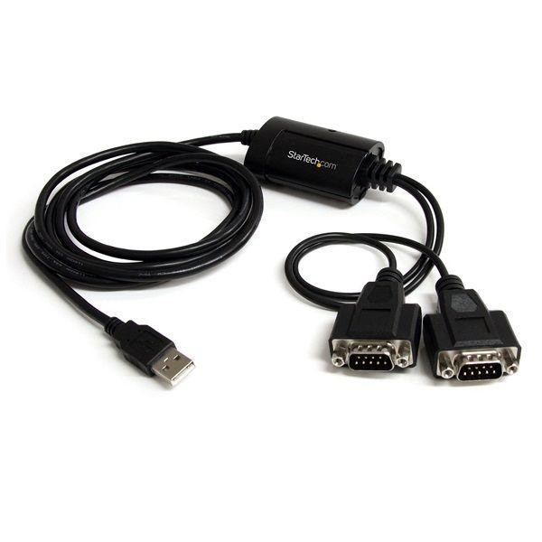 StarTech 2x FTDI USB naar RS232 Seriële kabel