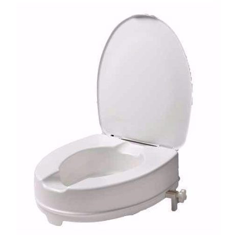 SecuCare toiletverhoger met klep hoogte 100 mm