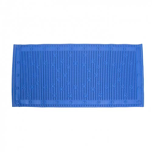 Anti-slip badmat blauw