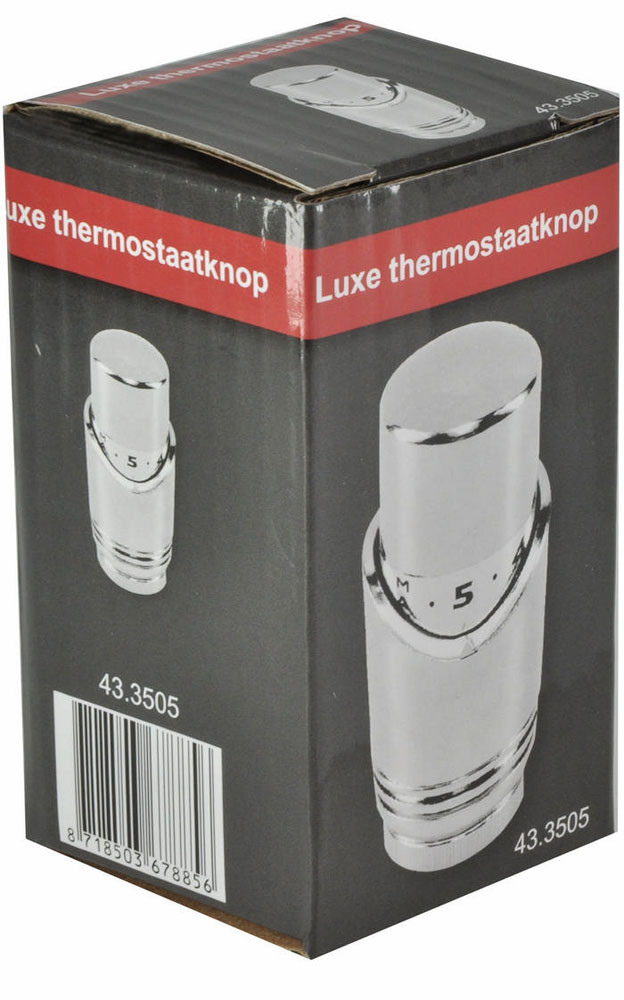 Riko luxe thermostaatknop M-30 chroom