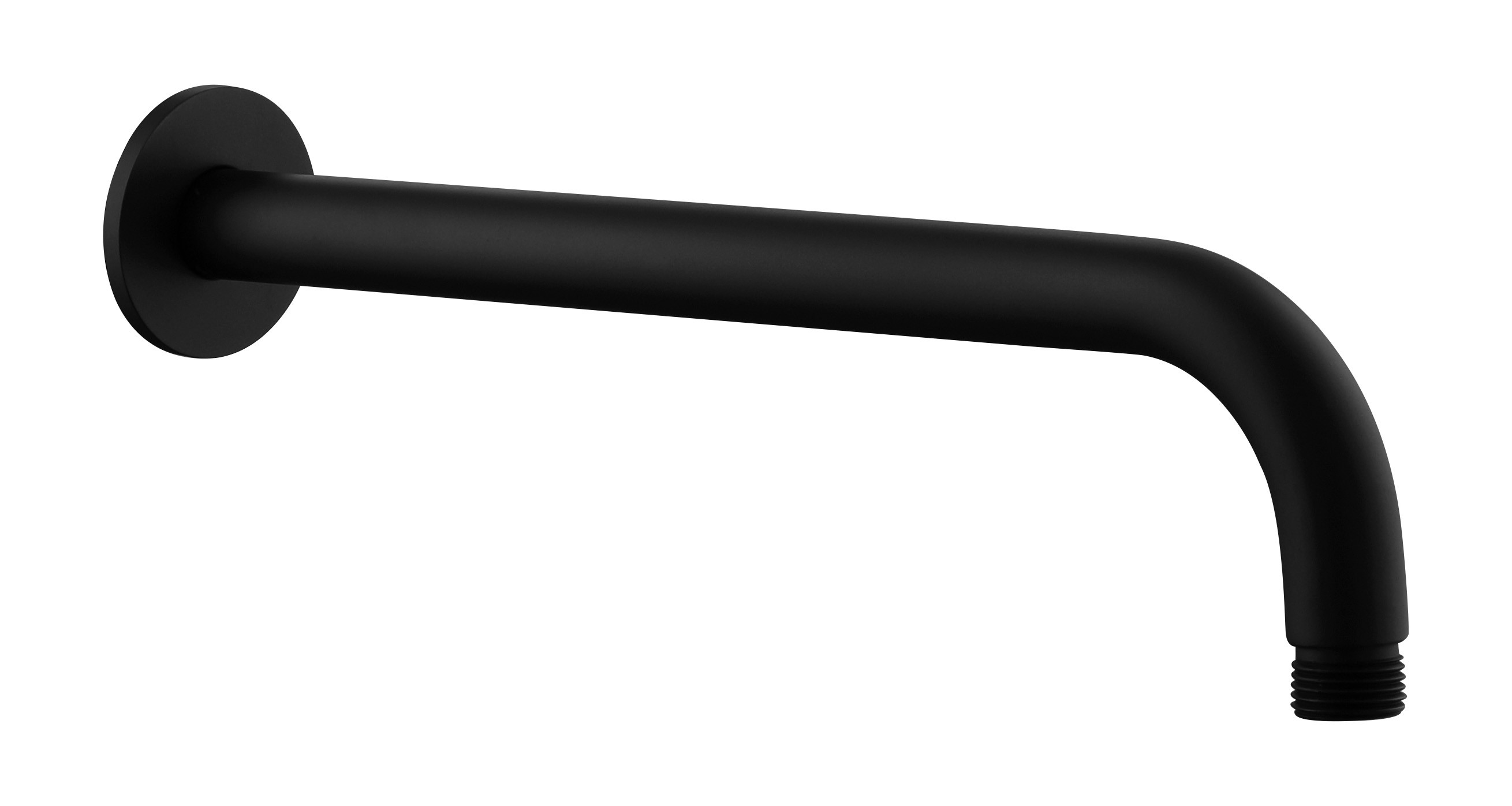 Xellanz Nala douchearm rond muurbevestiging 38 cm mat zwart