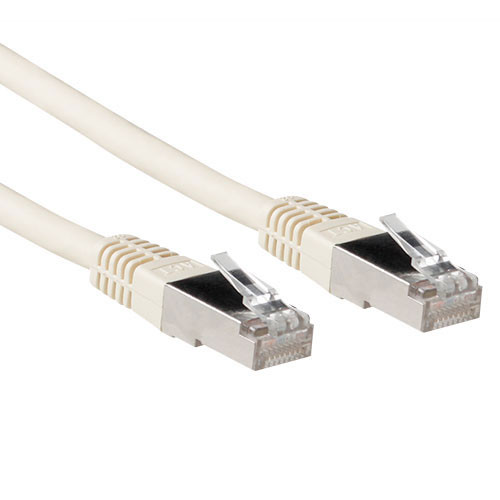 ACT IB3615 LSZH SFTP CAT6A Patchkabel Ivoor - 15 meter