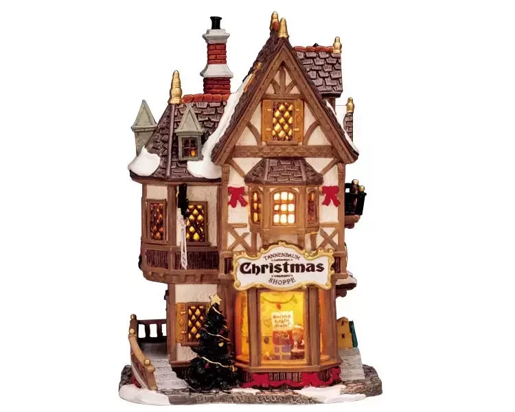 Lemax tannenbaum christmas shoppe, b/o led