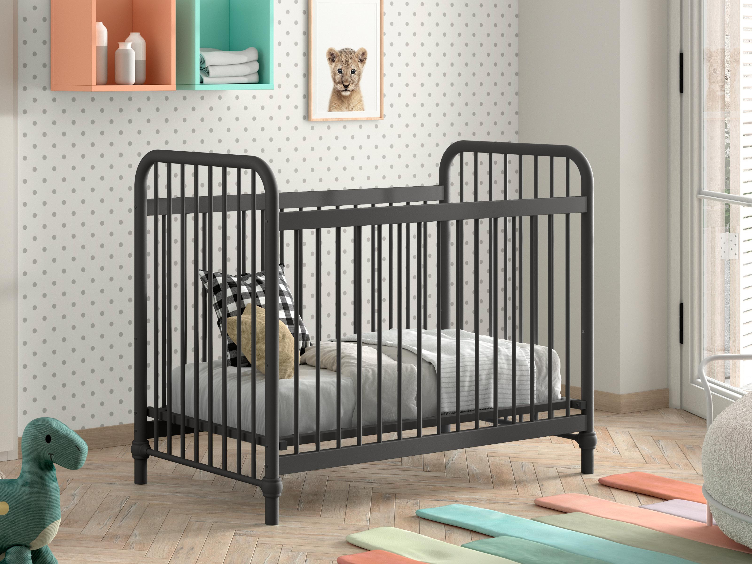 Babybed OONA 60x120 cm zwart