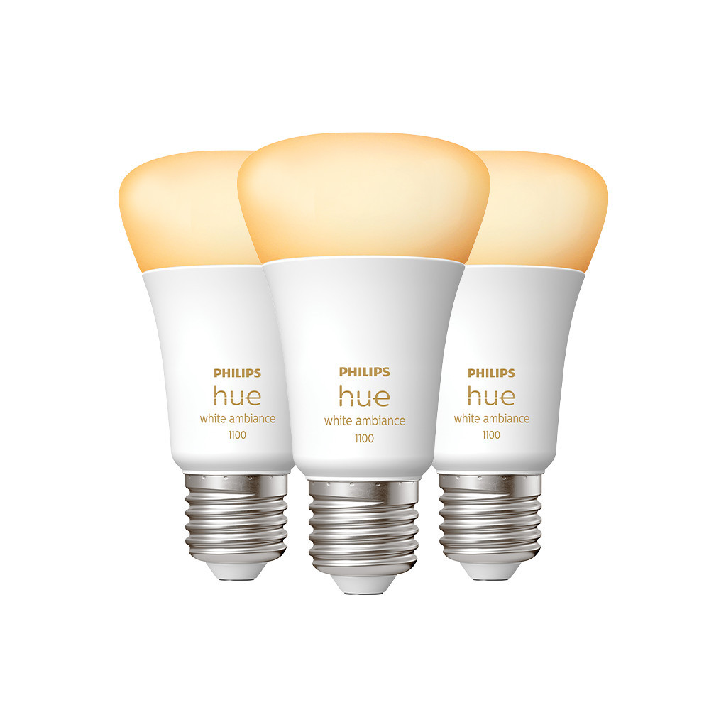 Philips Hue White Ambiance E27 1100lm 3-pack