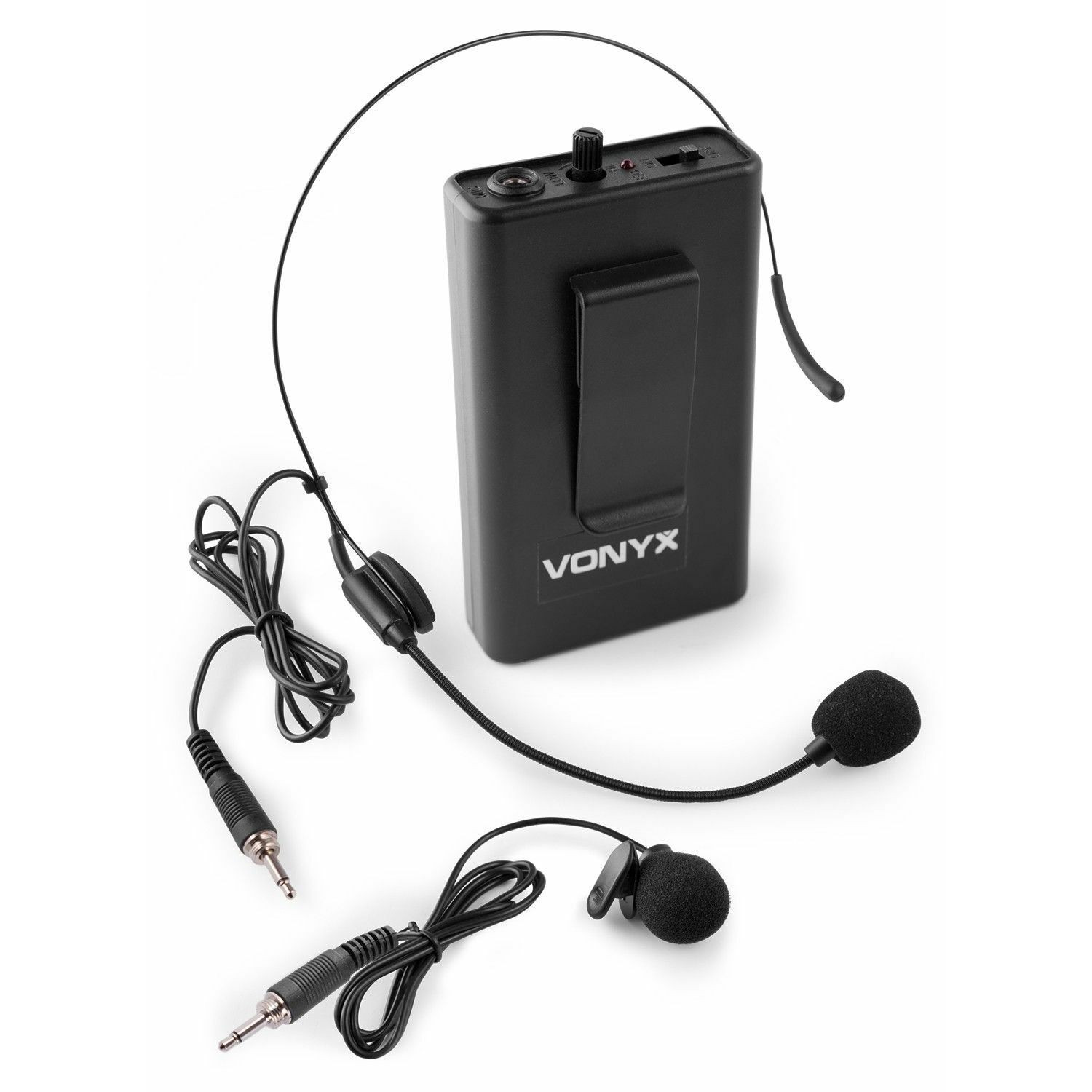 Vonyx BP10 bodypack met headset voor Vonyx UHF systemen - 863.100 MHz