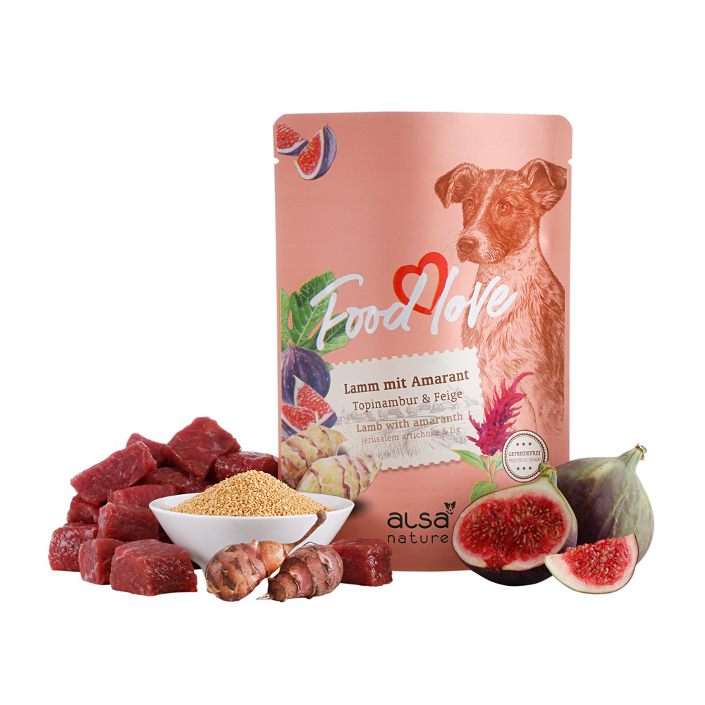 alsa-nature FOODLOVE Lam met amarant, aardpeer & vijg, 300 g, Aantal: 6 x 300 g