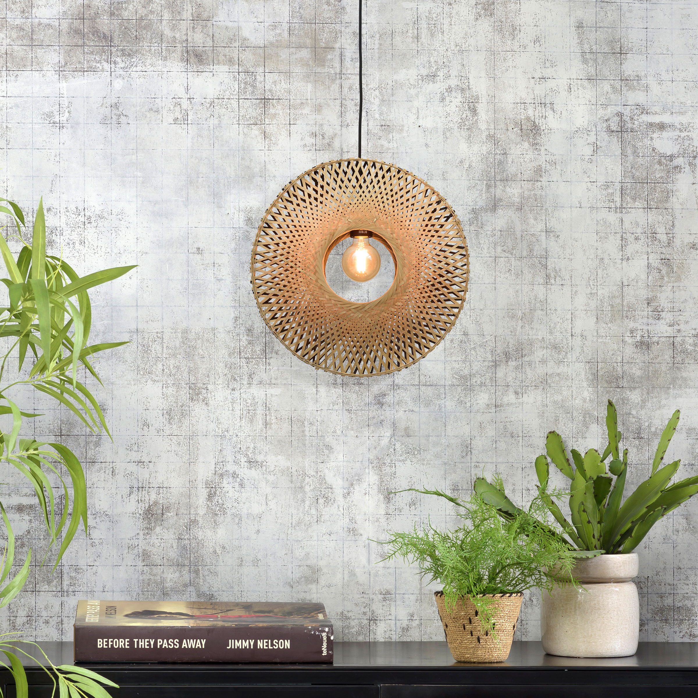 GOOD&MOJO Hanglamp 'Kalimantan' Small, Bamboe, kleur Naturel