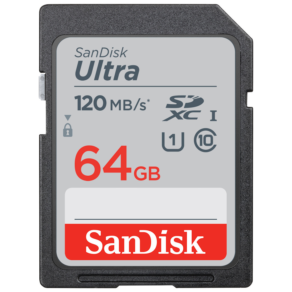 SanDisk SDXC Ultra 64GB 120MB/s