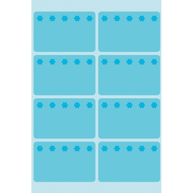 Etiket HERMA 3773 26x40mm diepvries blauw 48stuks | Blister a 6 vel