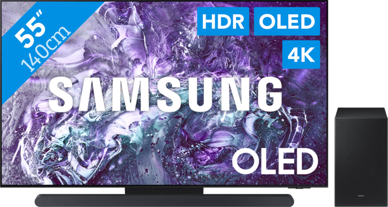 Samsung OLED 4K 55S95D (2024) + Soundbar