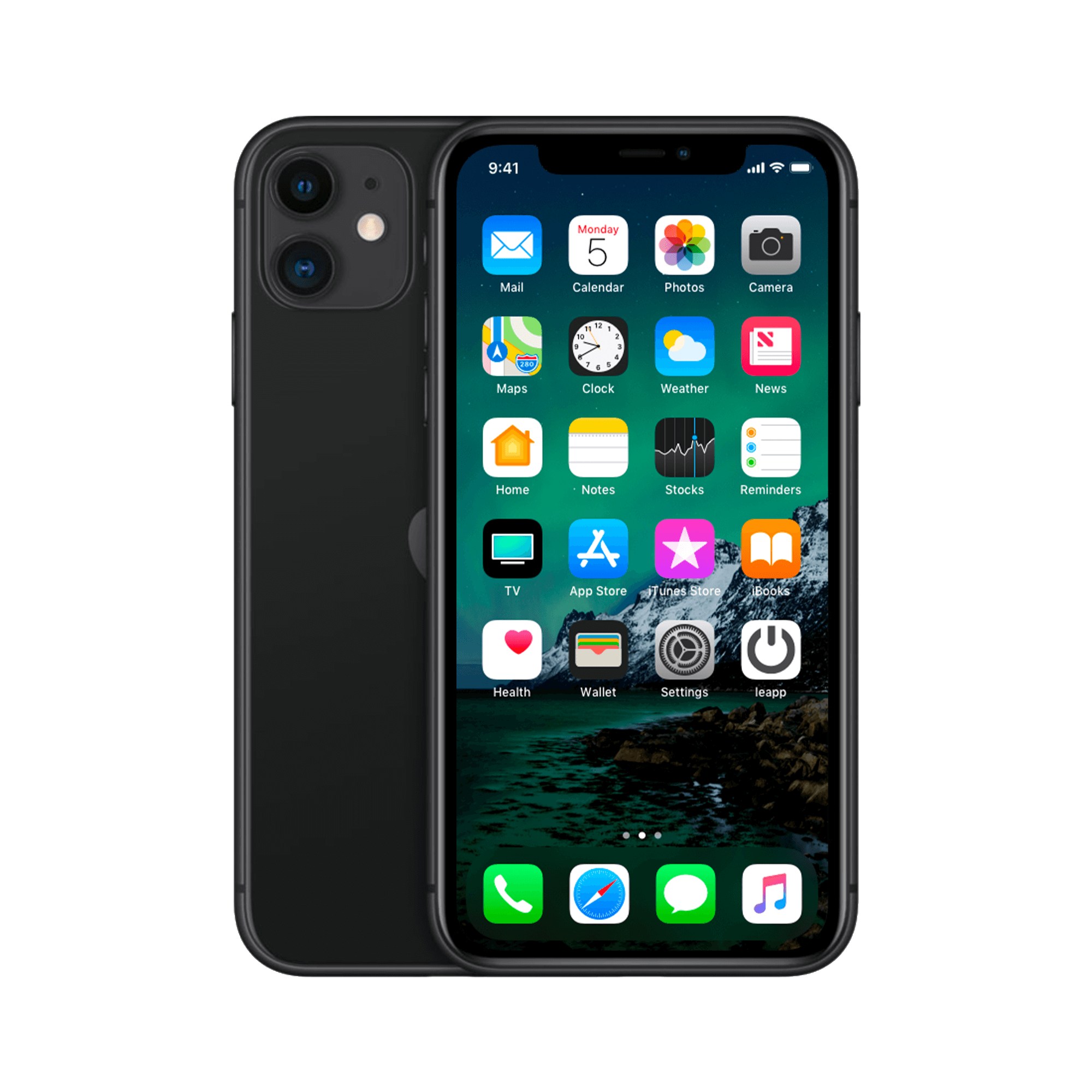 Refurbished iPhone 11 64 GB Zwart Als nieuw