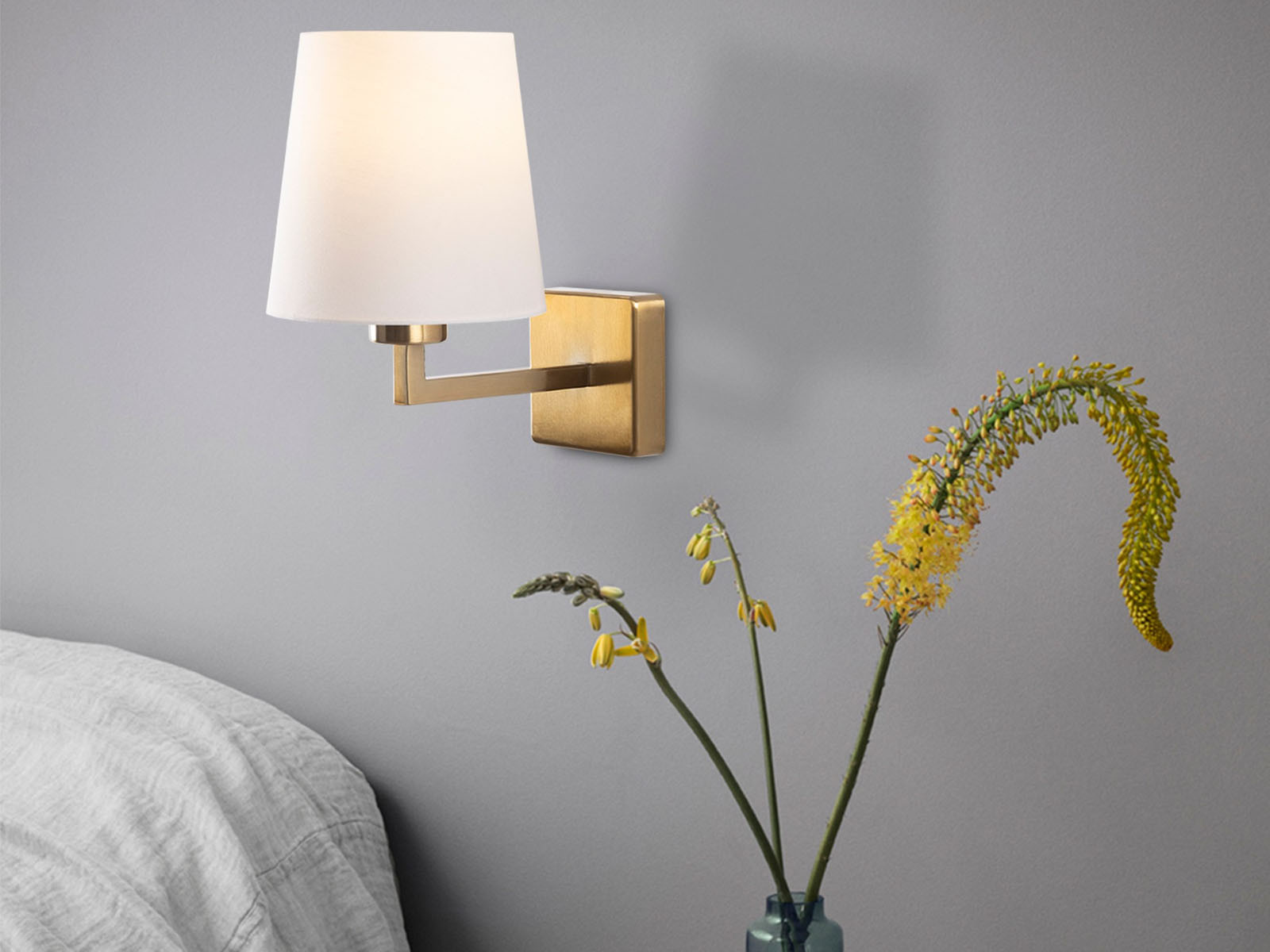 Wandlamp KODIAK 1 lamp goud