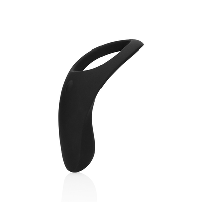 Loveline by Shots Pointed Vibrating Cock Ring - Licorice Black