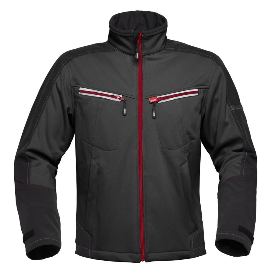 HAVEP softshell - Attitude - 40145 - Zwart/Antraciet - maat XL