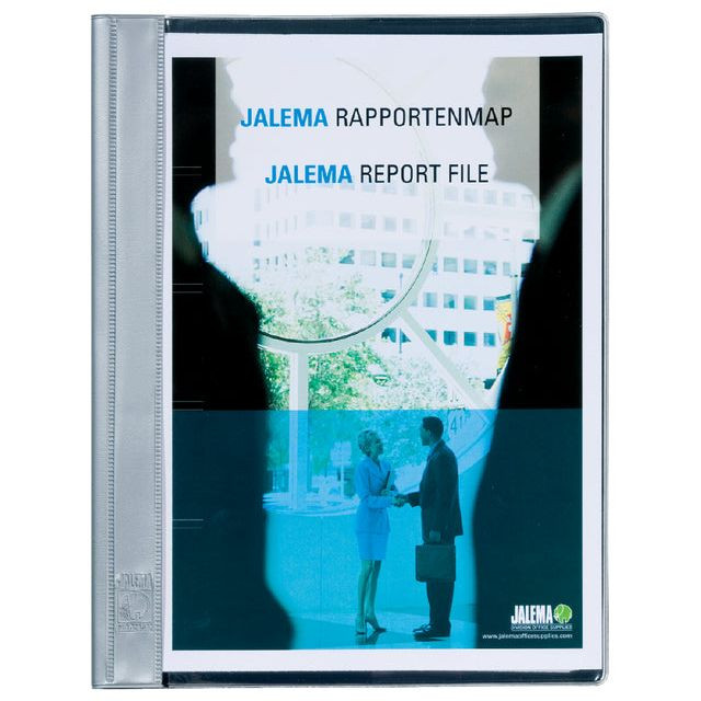 Rapportenmap Jalema A4 met snelhechter grijs | 10 stuks