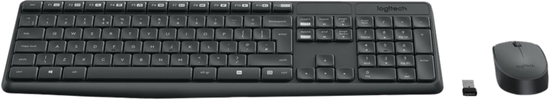 Logitech MK235 Draadloze Toetsenbord en Muis QWERTY