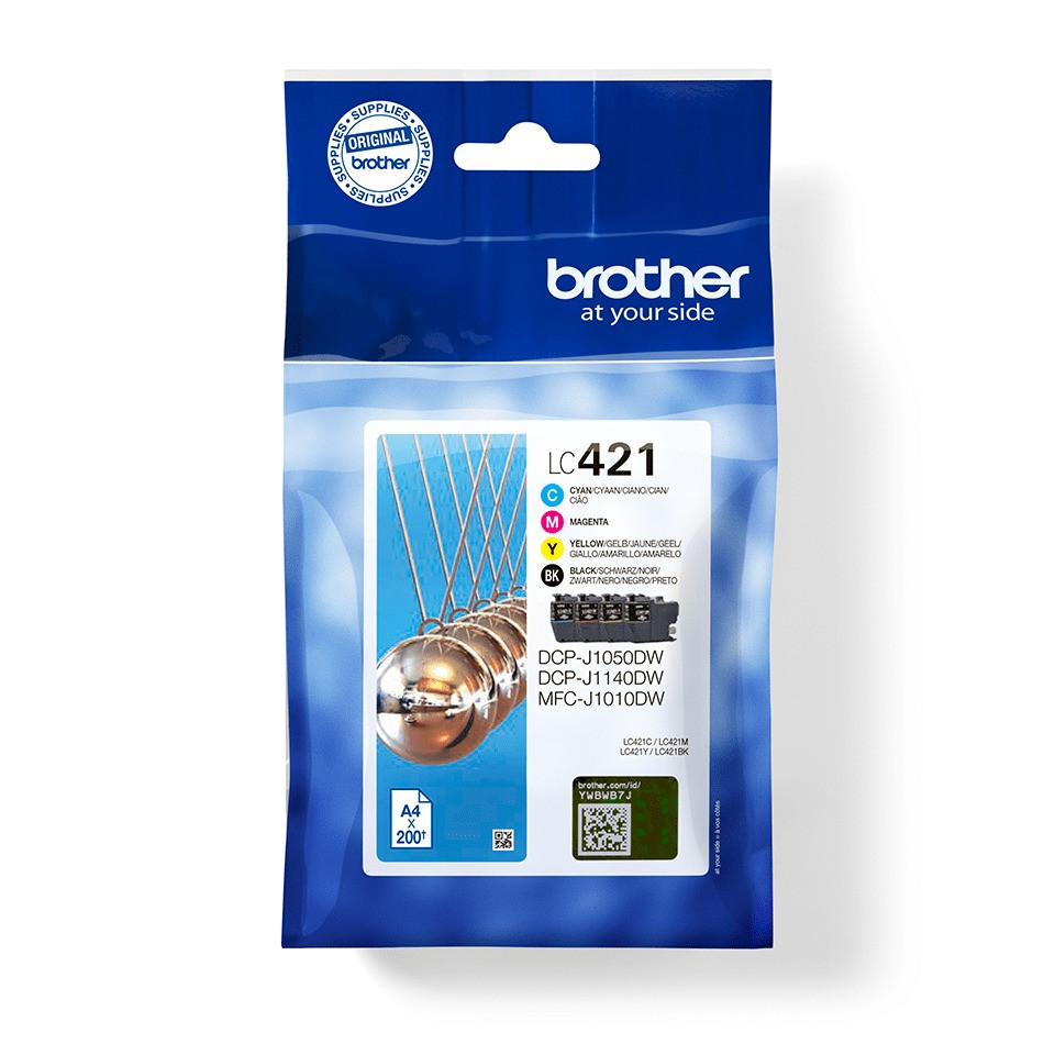 Brother LC-421 Cartridges Combo Pack Inkt