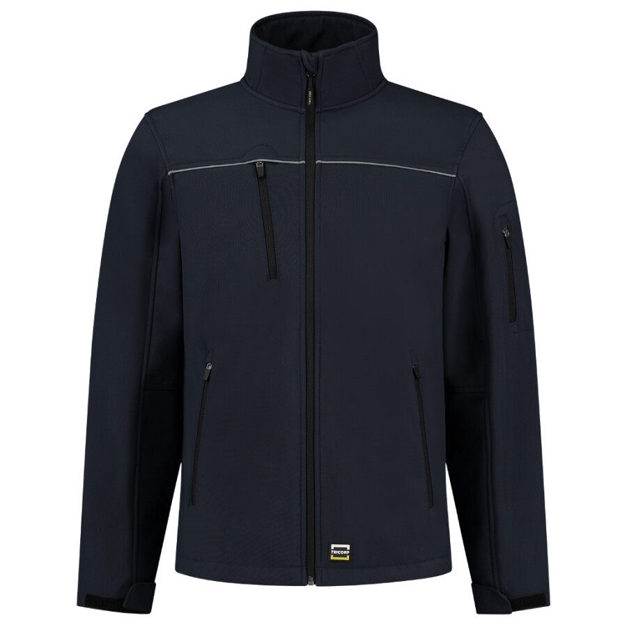 Tricorp softshell jack - Workwear - 402006 - marine blauw - maat S