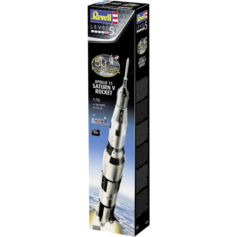 Revell 03704 Apollo 11 Saturn V Rocket Ruimtevaartuig (bouwpakket) 1:96