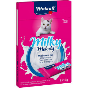 Vitakraft Milky Melody Puur melkcrème kattensnack (7 x 10 g) 3 verpakkingen