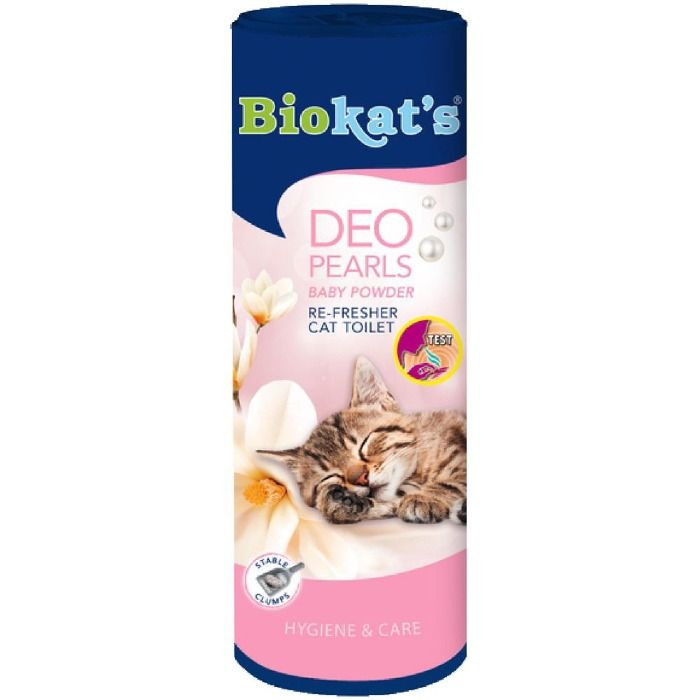 Biokat&apos;s Kattenbak Deo Pearls Baby Powder 700gr