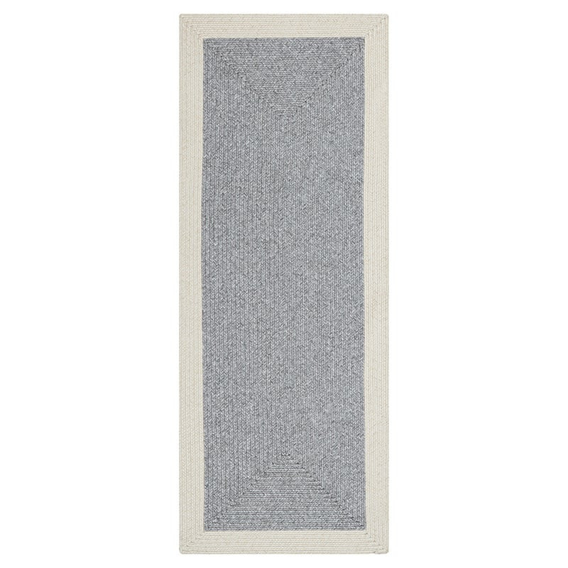 Jute Vloerkleed Braids Grijs - NORTHRUGS - 200x290 cm - Rechthoek - Dekbed-Discounter.nl