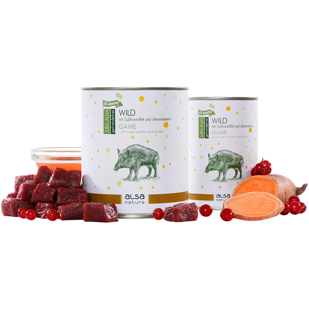 alsa-nature JUBILEUM-EDITIE Wild, 800 g, Aantal: 12 x 800 g