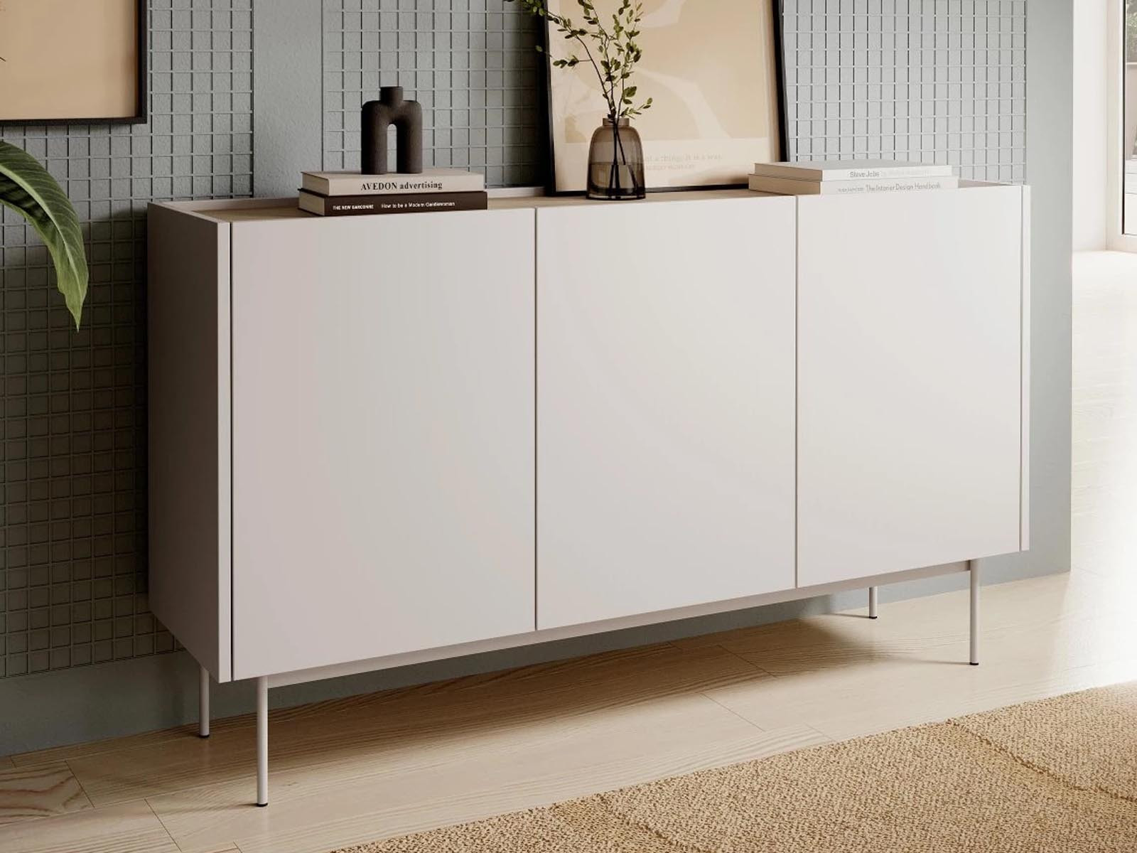 Dressoir CORINNA 3 deuren kasjmier