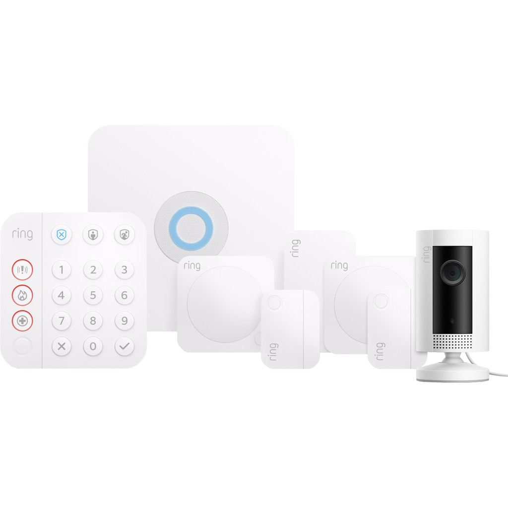 Ring Alarm Beveiligingsset 7-delig + Indoor Cam wit