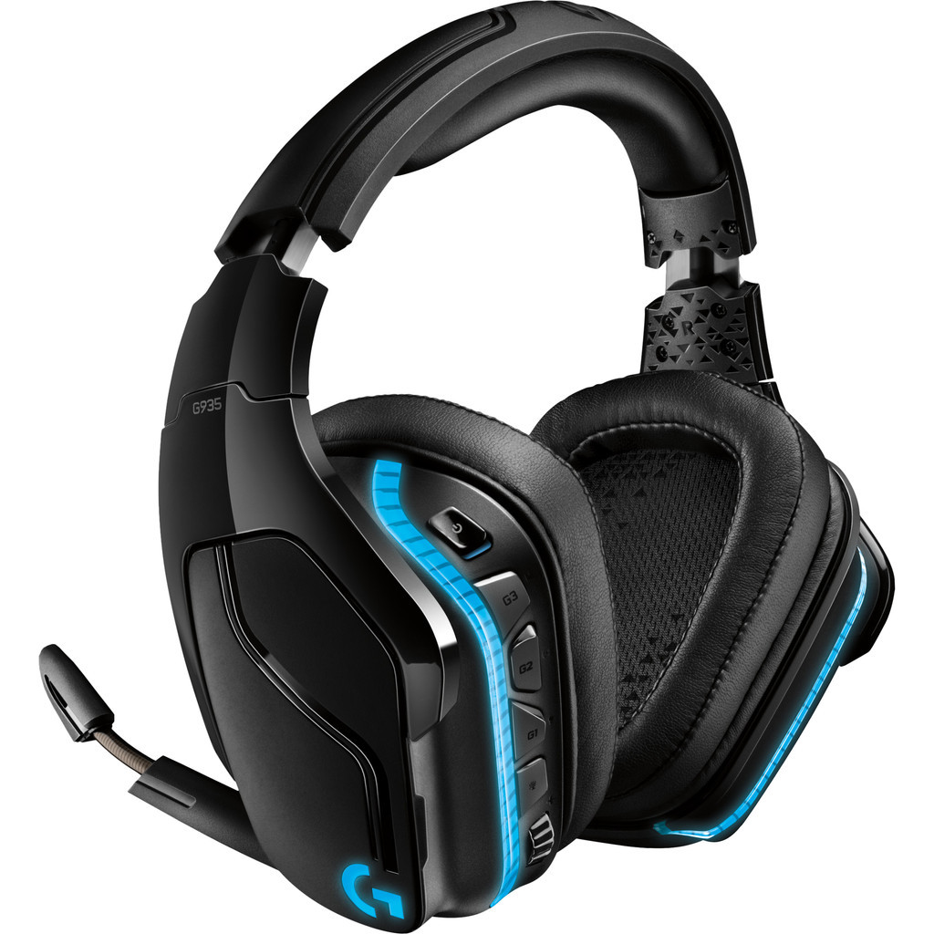 Logitech G935 Wireless 7.1 Surround Sound Lightsync Gaming Headset