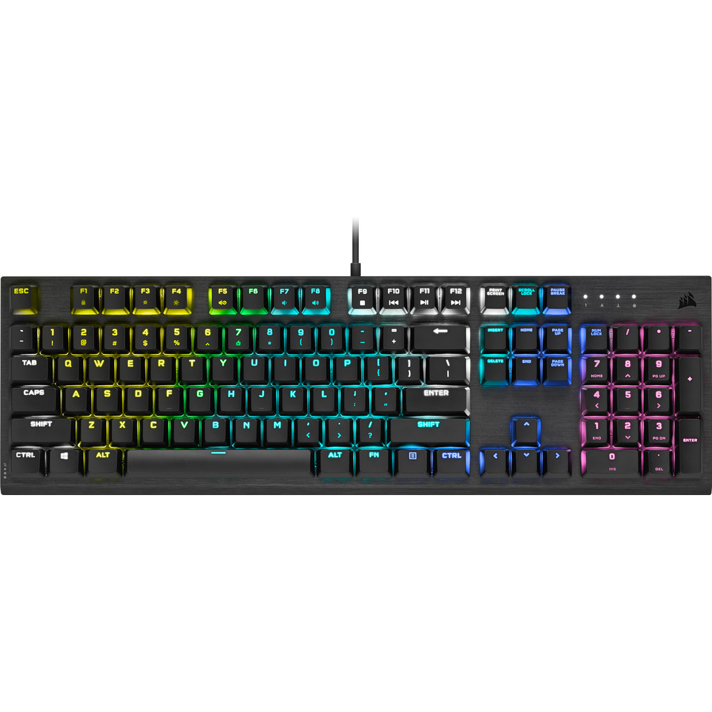 Corsair K60 RGB Pro Laag Mechanisch Gaming Toetsenbord QWERTY