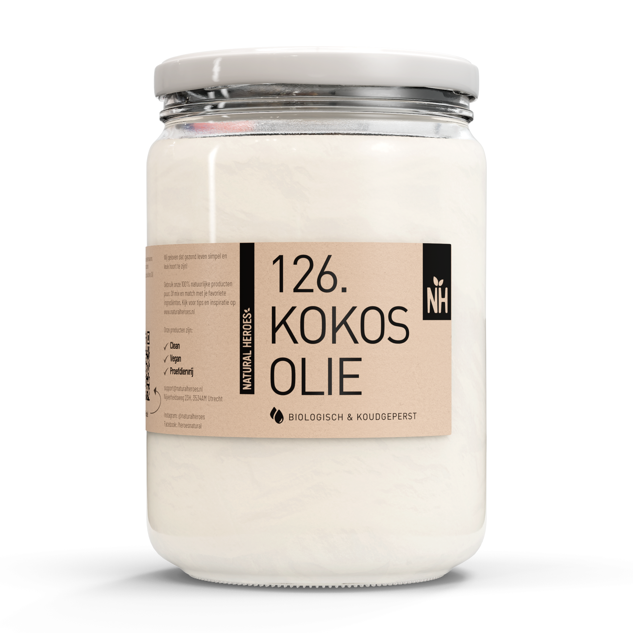 Kokosolie (Biologisch & Koudgeperst) 500 ml