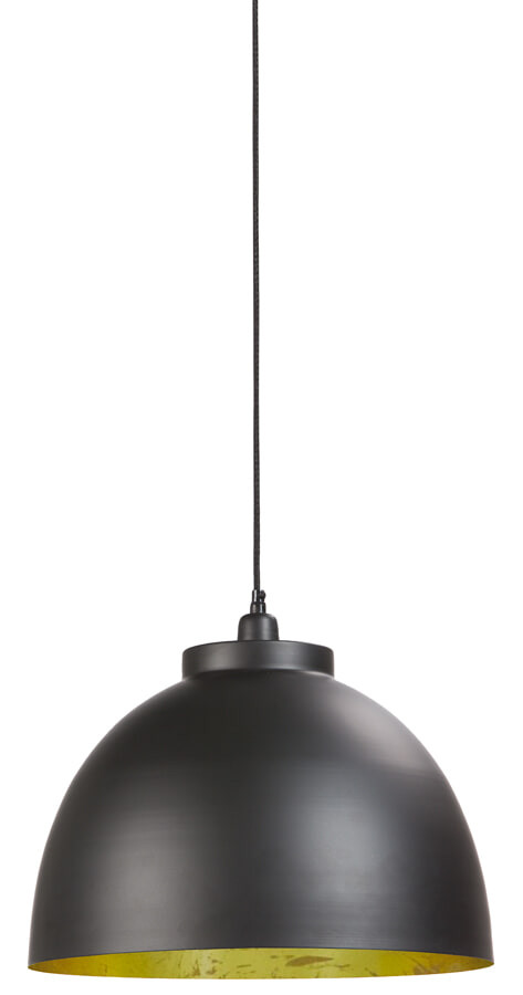 Light & Living Hanglamp 'Kylie' 45cm, zwart-goud