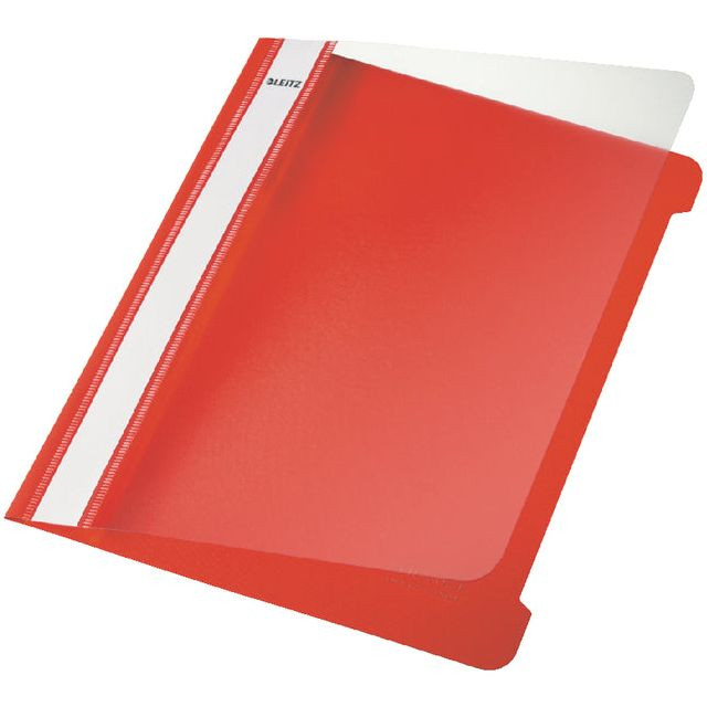 Snelhechter Leitz standaard A5 PVC rood