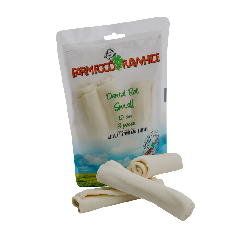 Farm Food Rawhide Dental Roll S hondensnack 10cm - 3 stuks