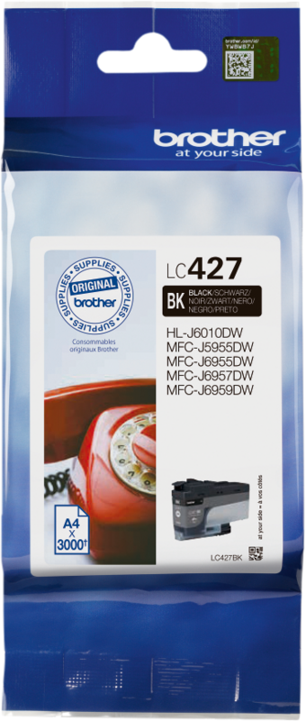 Brother LC-427 Cartridge Zwart