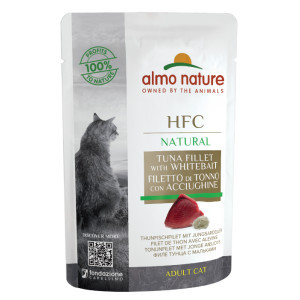 Almo Nature HFC Natural tonijn met ansjovis natvoer kat (55 g) 48 x 55 g