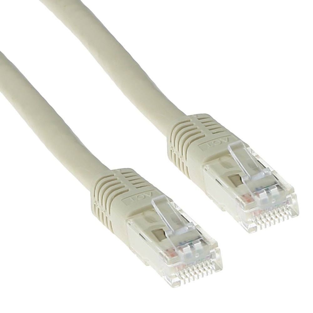 ACT IB1052 LSZH U/UTP CAT6A patchkabel wit - 25 cm