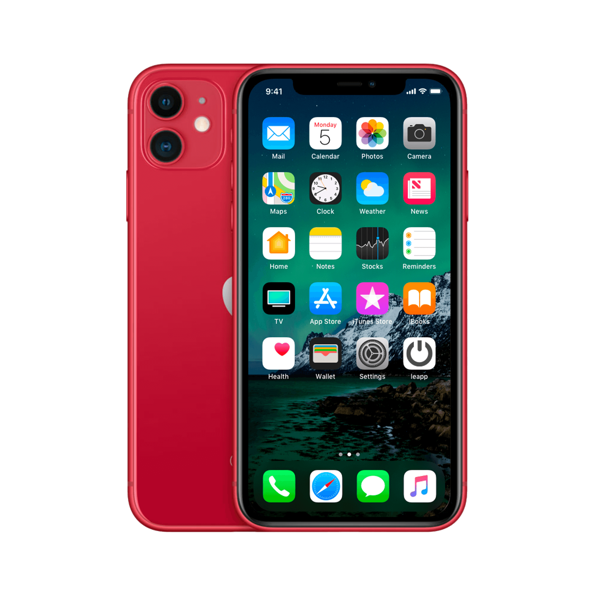 Refurbished iPhone 11 256 GB Rood Als nieuw