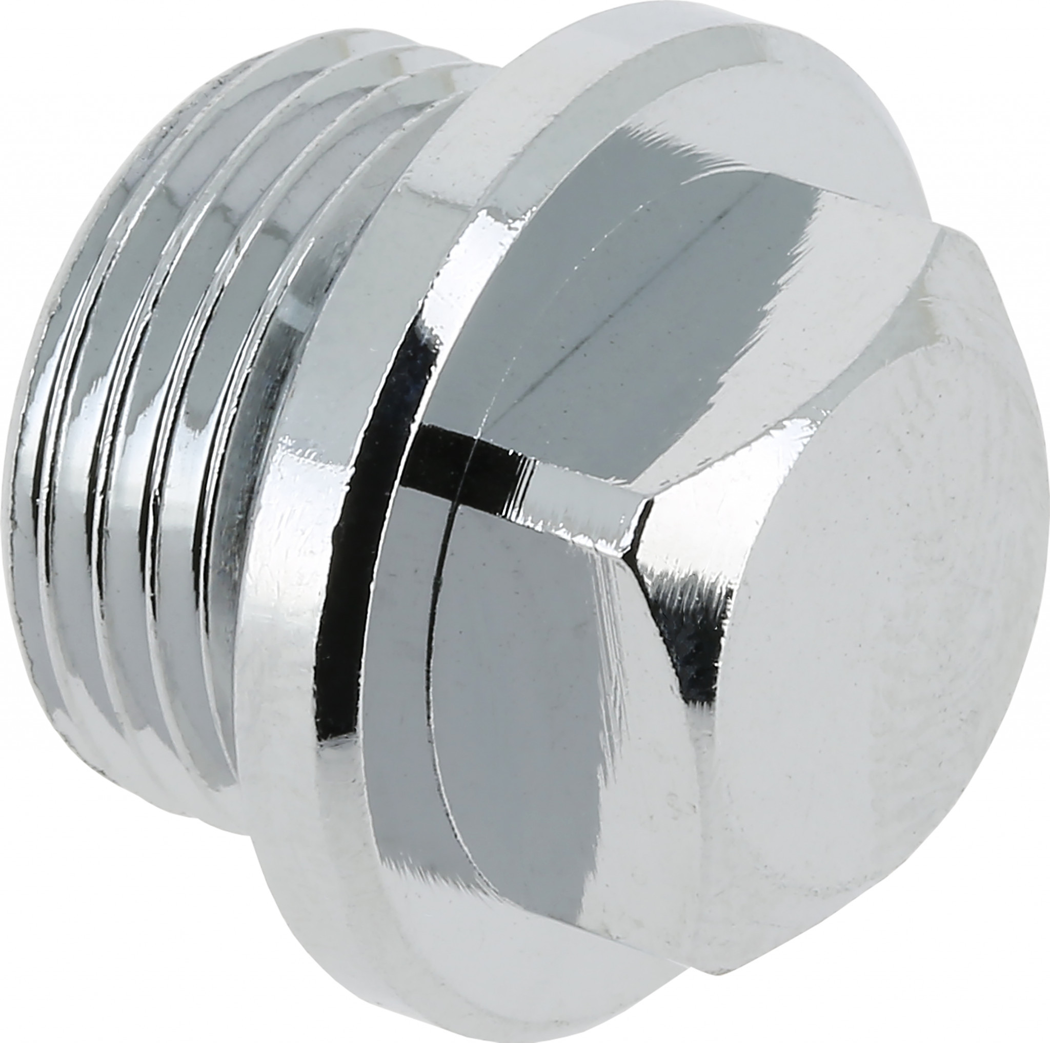 Bonfix Draadfitting Plug - 3/4 - vierkant - buitendraad - Chroom