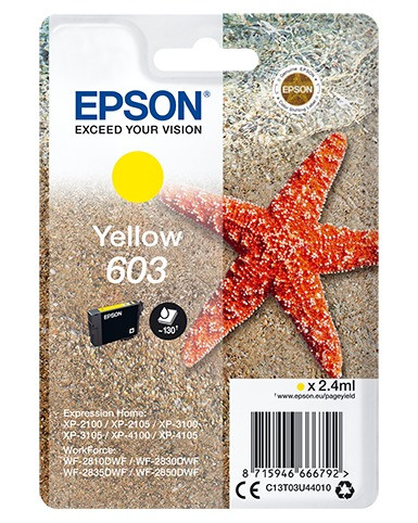 Epson 603 - Zeester Inkt Geel