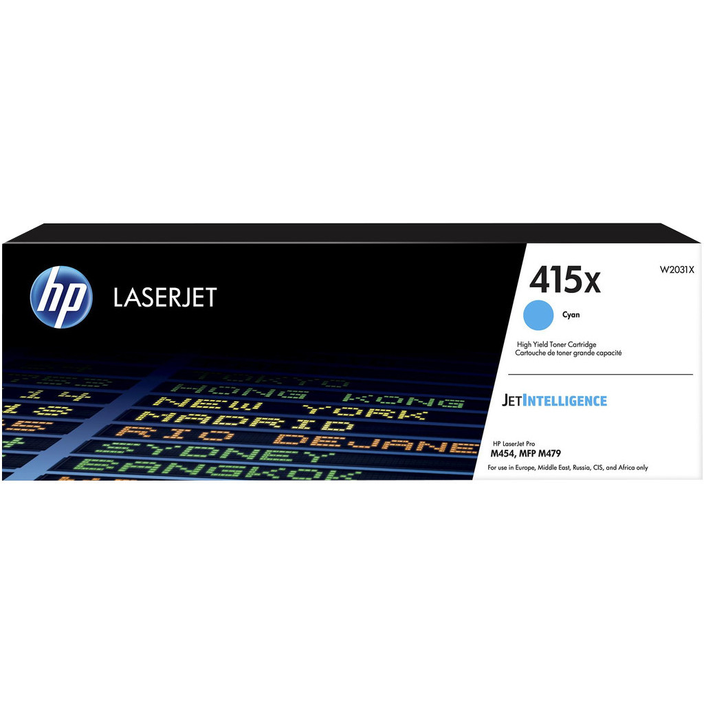 HP 415X Toner Cyaan (Hoge Capaciteit)