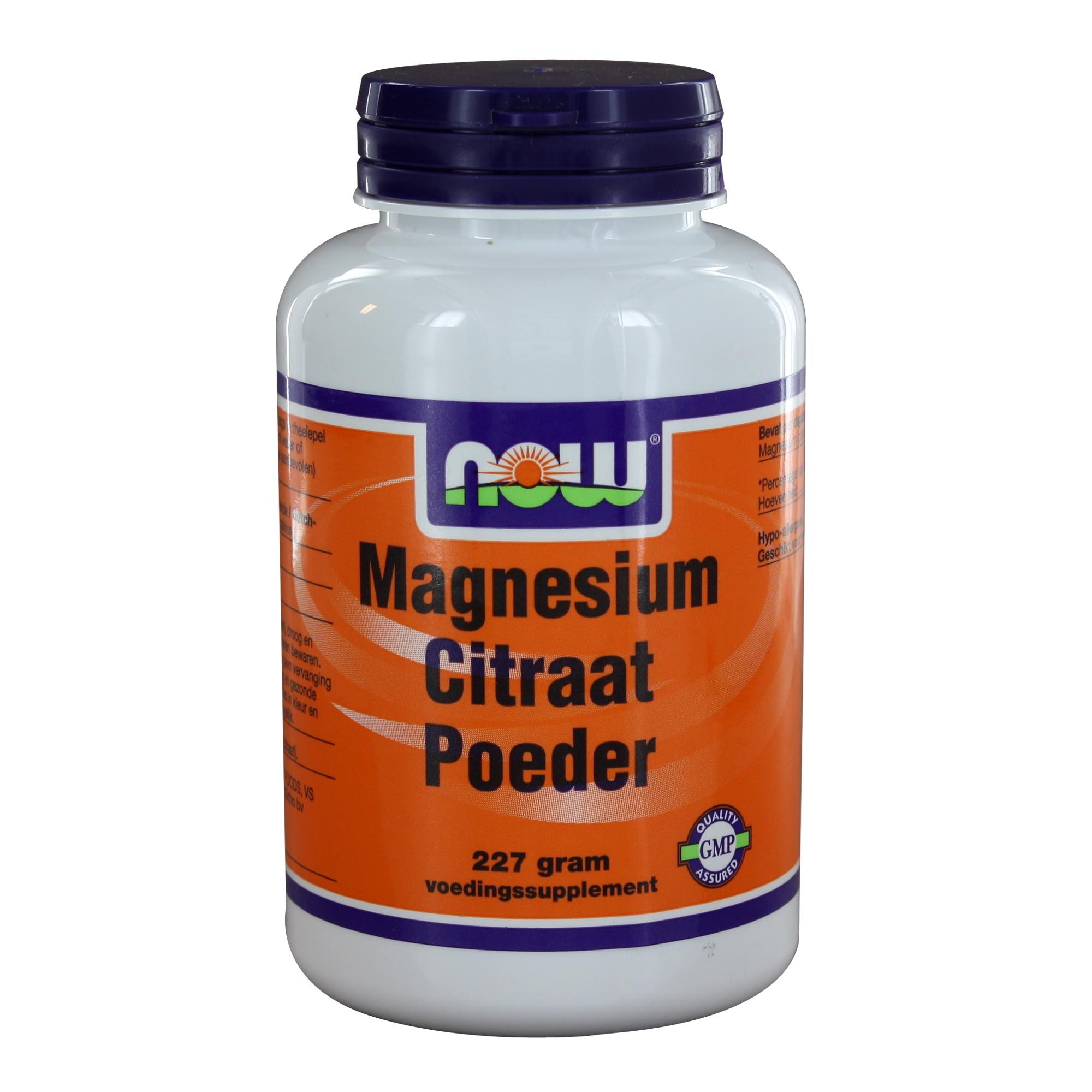 Magnesium Citraat Poeder (227 gram) - NOW Foods