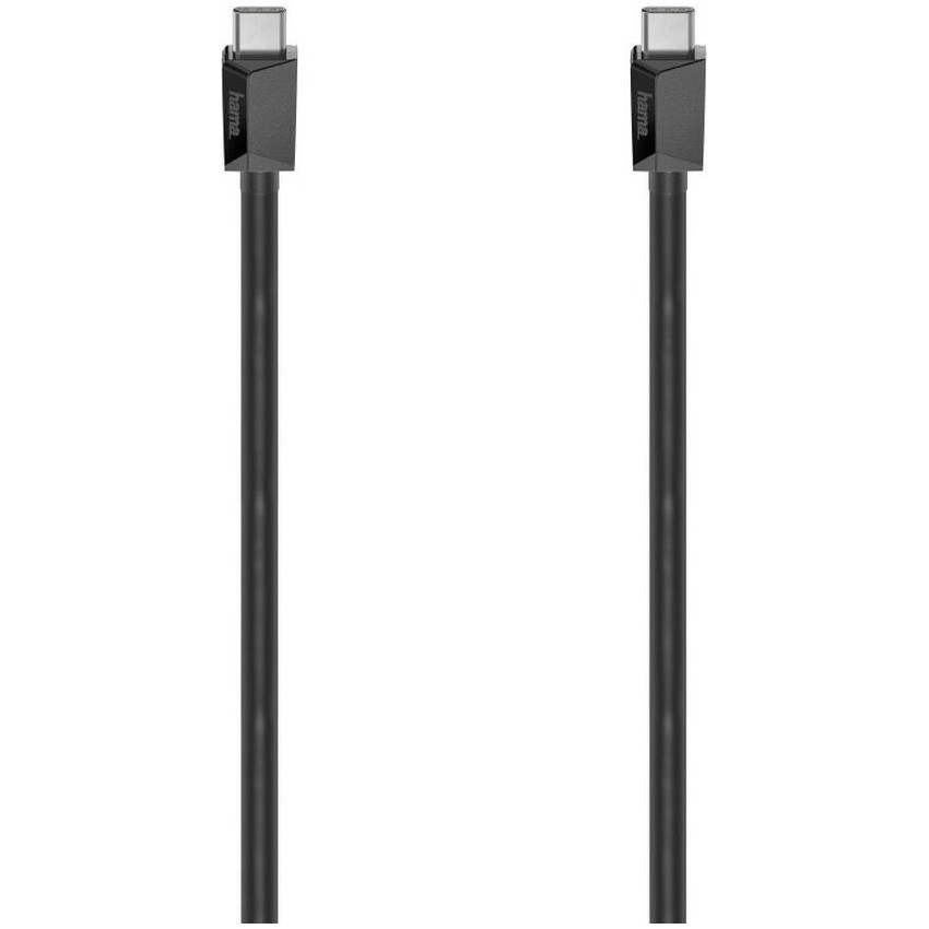 Hama USB-C-kabel, USB 2.0, 480 Mbit/s, 1,50 m Kabel Zwart