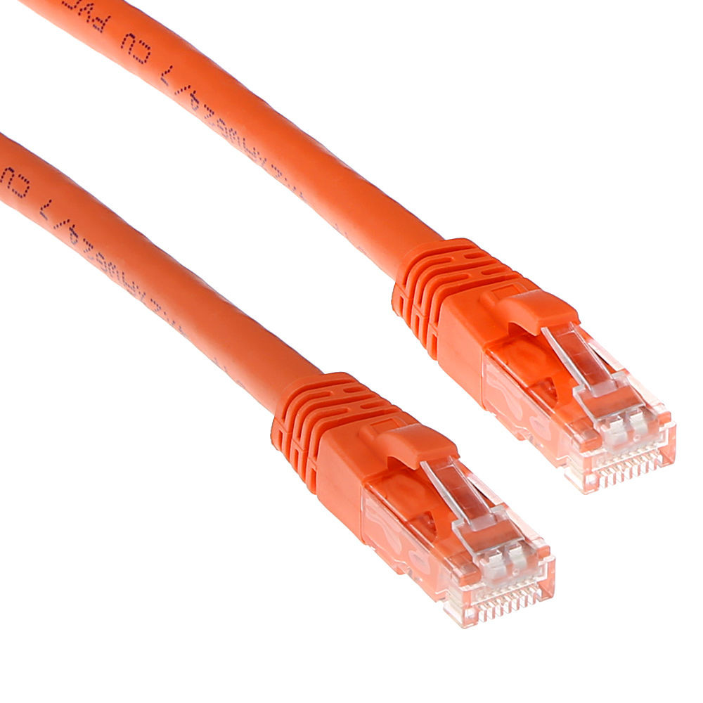 ACT IB2120 U/UTP CAT6A Patchkabel Snagless Oranje - 20 meter