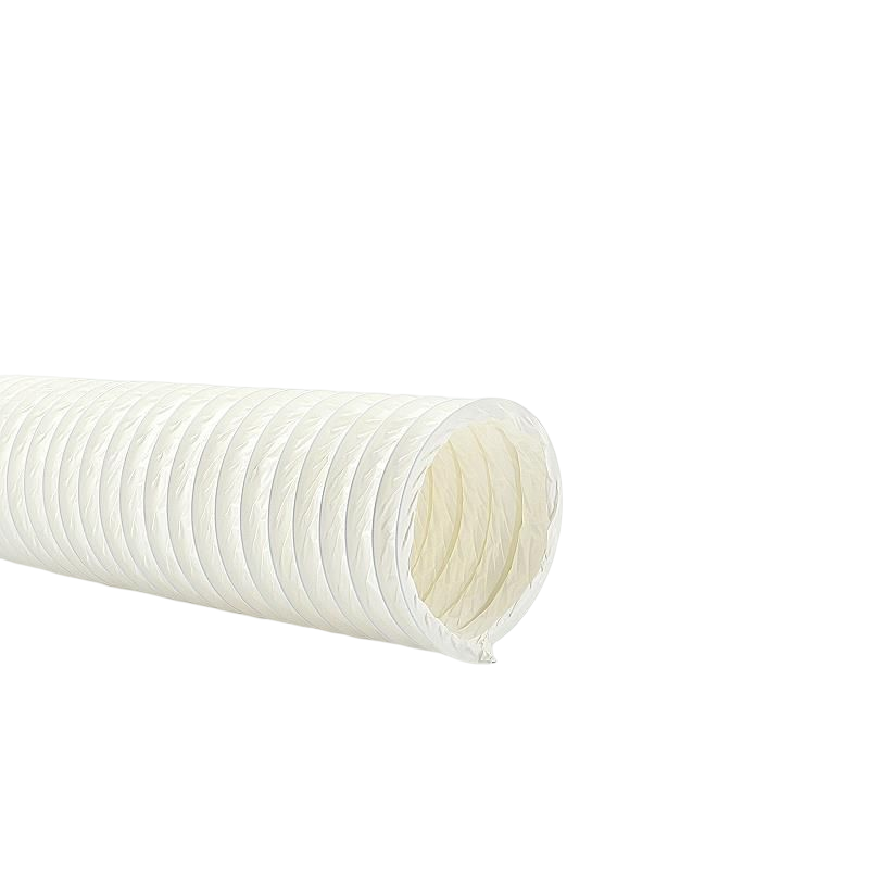 Flexibele Slang Wit Pvc - Ø160- Lengte 3 Meter