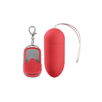 Shots Toys by Shots Vibrating Egg with 10 Speeds and Remote Control - L - Pink